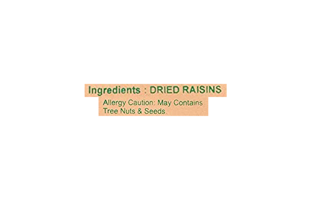 Berries & Nuts Dried Raisins    Pack  250 grams